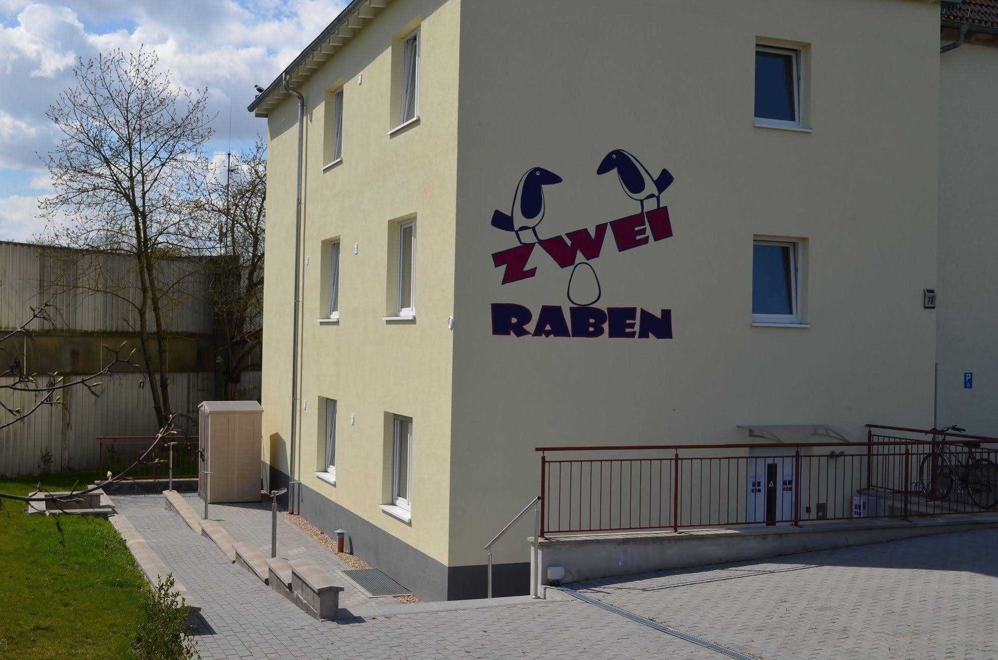Zwei Raben Pension Maguncia Exterior foto